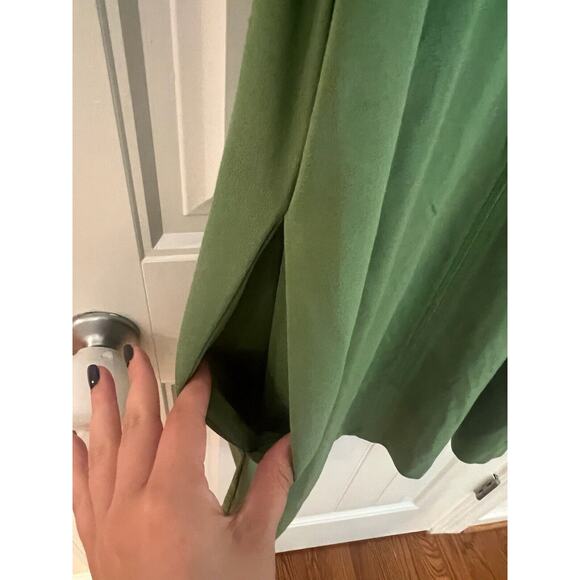 Boden Ponte Green Dress Has Pockets Button Closure Size 6 - Picture 4 of 6